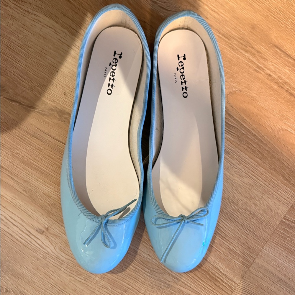 Repetto Light Blue « Cinderella » Ballet Flats